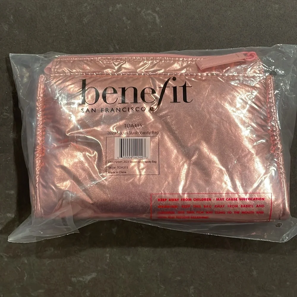 Set of 3 Benefit Cosmetics Makeup Cosmetics Bags